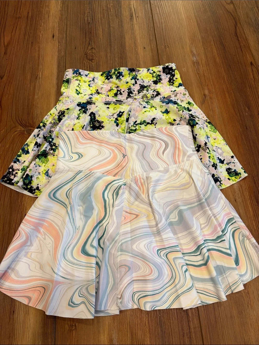 2 athletic Printed Skirts